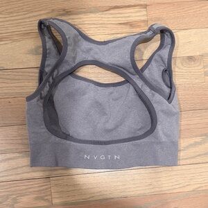 NVGTN Charcoal Sports Bra